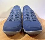 Skechers Women's Breathe Easy Navy Slip-On Sneakers