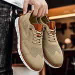 Men's Lightweight Breathable Slip-On Oxford Sneakers
