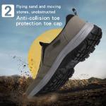 Men's Wide Slip-On Hiking Sneakers