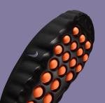 Nike Mind 001 Mule Black Orange Slip-On Sneakers