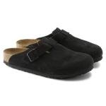 Birkenstock Boston Suede Soft Footbed Clogs