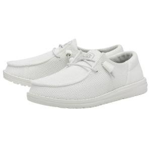 Hey Dude Wendy Funk Mono White Sneakers