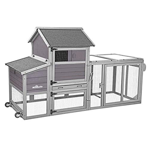 Aivituvin Expandable Chicken Coop - Large Movable Hen House