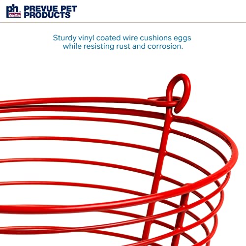 Prevue 8" Red Egg Basket for Chickens