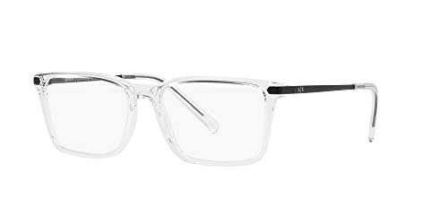 Armani Exchange AX3077 Eyeglasses Frames, Crystal 54mm