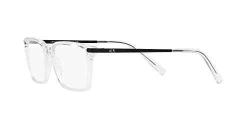 Armani Exchange AX3077 Eyeglasses Frames, Crystal 54mm