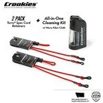 Croakies Terra Adjustable Sport Eyewear Retainers - Red