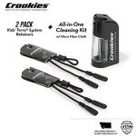 Kids Adjustable Sport Eyewear Retainer with Cleaning Kit