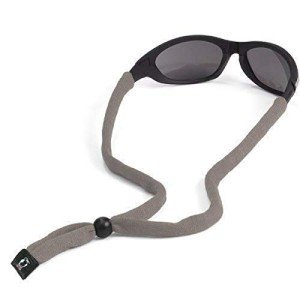 Chums Cotton Eyewear Retainer - Adjustable Gray Keeper