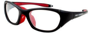 Rec Specs RS-50 Matte Black/Red Eyewear