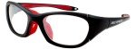 Rec Specs RS-50 Matte Black/Red Eyewear