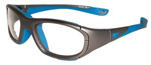 Rec Specs RS-40 Matte Grey Cyan Eyewear