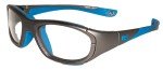 Rec Specs RS-40 Matte Grey Cyan Eyewear