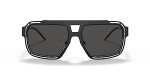Dolce & Gabbana Matte Black Round Fashion Sunglasses