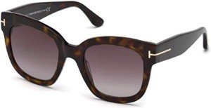 Tom Ford Beatrix-02 Dark Havana & Rose Gold Sunglasses