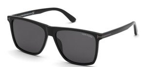 Tom Ford FT 0832 Fletcher Sunglasses, Shiny Black