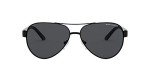 A|X Armani Exchange Men's Black/Grey Aviator Sunglasses