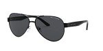 A|X Armani Exchange Men's Black/Grey Aviator Sunglasses