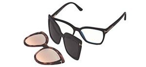 Tom Ford FT 5641-B Blue Block Clip-On Frame