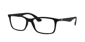 Ray-Ban RX7047 Rectangular Matte Black Eyeglass Frames
