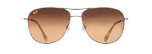 Maui Jim Cliff House Aviator Sunglasses - Gold/Bronze
