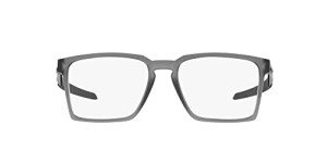 Oakley Ox8055 Rectangular Prescription Frames, Grey Smoke