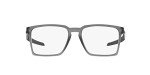 Oakley Ox8055 Rectangular Prescription Frames, Grey Smoke
