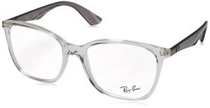 Ray-Ban 0RX7066 Men's Brown Transparent Eyeglasses