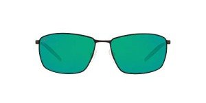 Costa Del Mar Matte Black Sunglasses with Green Lenses