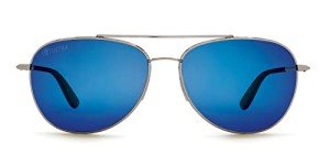 Kaenon Polarized Round Driver Sunglasses - Gun Metal/Blue