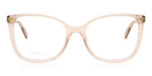 Gucci GG0026O Nude Cat-Eye Women's Eyeglasses