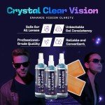 ULTRAVUE Gel Lens Cleaner Spray Kit with Cloths