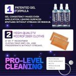 ULTRAVUE Gel Lens Cleaner Spray Kit with Cloths