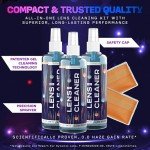 ULTRAVUE Gel Lens Cleaner Spray Kit with Cloths