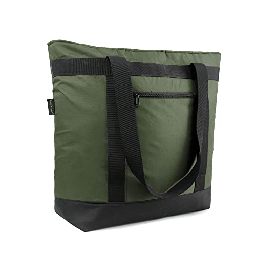 Insulated Army Green Cooler Tote Bag for Travel