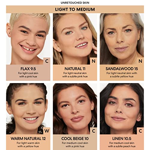 bareMinerals Barepro Liquid Foundation SPF 20, Full Coverage, Vegan