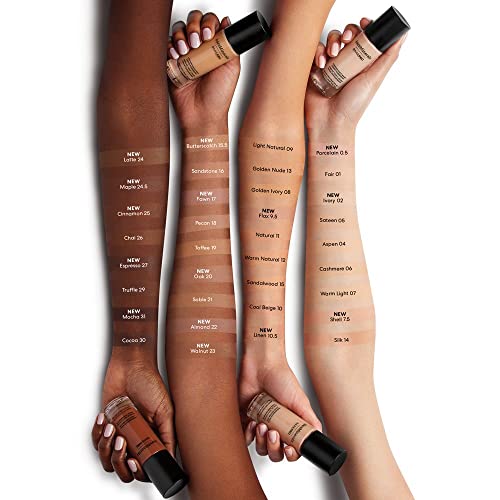 bareMinerals Barepro Liquid Foundation SPF 20, Full Coverage, Vegan