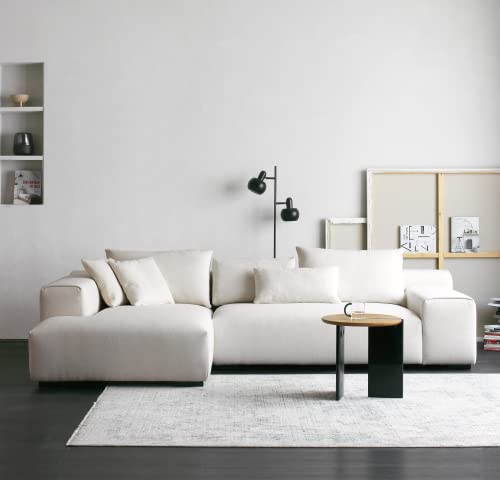 Acanva Modern L-Shaped Sectional Sofa Set