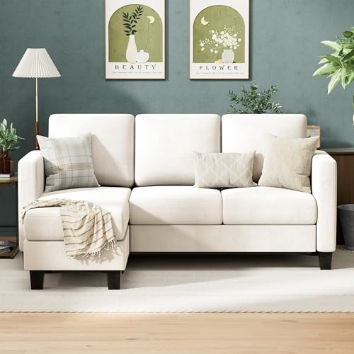 VICTONE L-shaped Sofa with Removable Ottoman