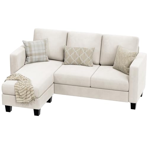 VICTONE L-shaped Sofa with Removable Ottoman