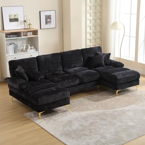 Modern Convertible Sectional Sofa for Living Spaces