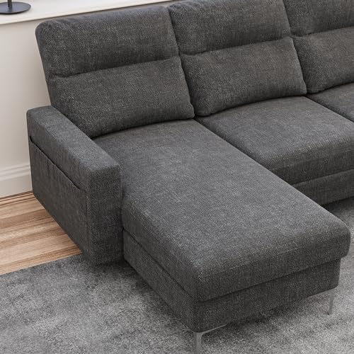 Furniwell U-Shaped Modular Sofa with Ottoman