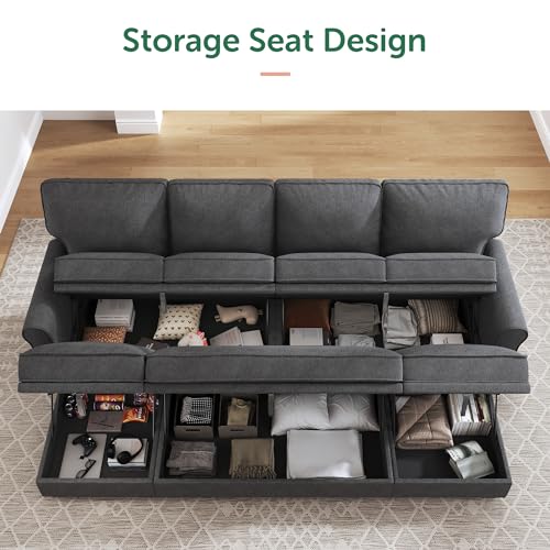 HONBAY U-Shaped Convertible Sectional Sofa Set