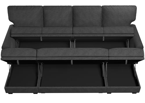 HONBAY U-Shaped Convertible Sectional Sofa Set
