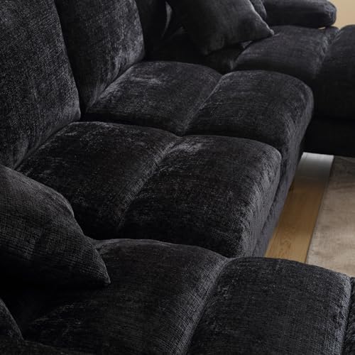 KIVENJAJA U-Shaped Modern Chenille Sectional Sofa