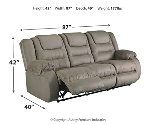 Segburg Reclining Sofa by Ashley Furniture - Cobblestone