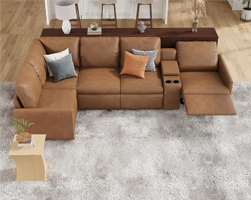 AMERLIFE 5-Seat Power Reclining Sectional Sofa