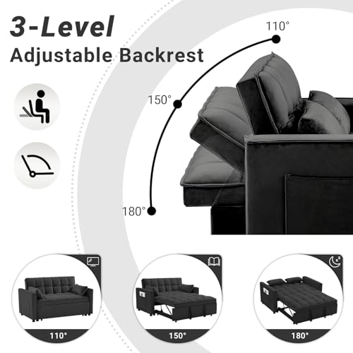 Skepphlay 3-in-1 Convertible Sofa Bed with Storage