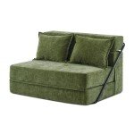 VINGLI Versatile Futon Sofa Bed with Pillows
