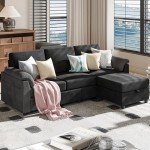 Meilocar 79" Modern L-Shaped Sectional Sofa